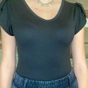 Simple Black bodysuit